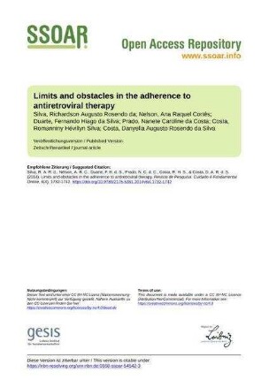 Limits and obstacles in the adherence to antiretroviral therapy