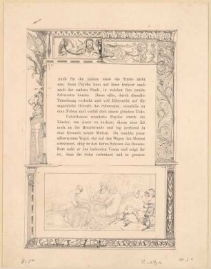 Umrahmungen zu "Amor und Psyche", Blatt 12
