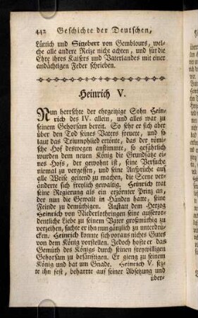442-453, Nun herrschte der ehrgeitzige Sohn Heinrich des ...