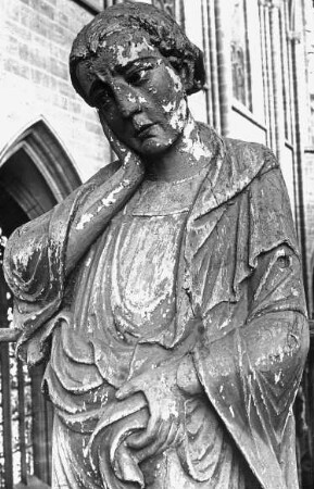 Halberstadt, Dom St. Stephanus und St. Sixtus, Chor, Triumphkreuzgruppe, Johannes