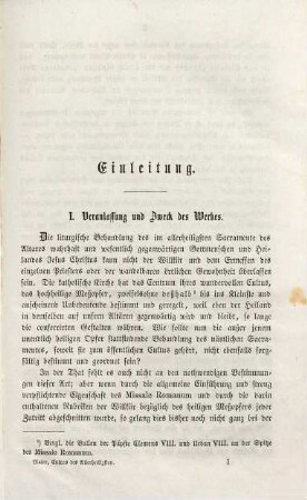 Die liturgische Behandlung des Allerheiligsten außer dem Opfer der heiligen Messe