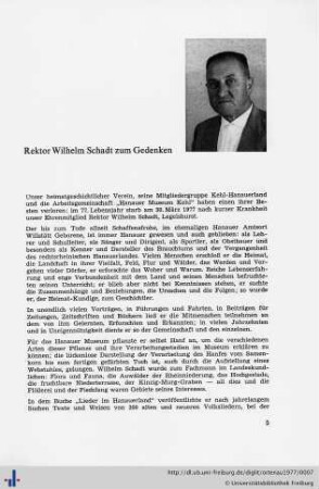 Nachrufe, Glückwünsche, Jahres- und Mitgliedergruppenberichte