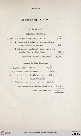 Rechnung 1896/97