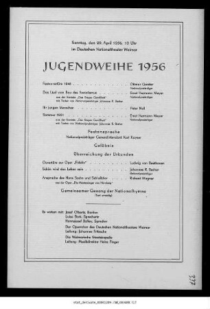 Jugendweihe 1956