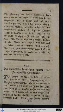 Kap. VIII.