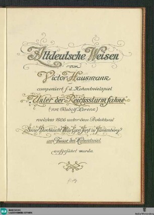 Altdeutsche Weisen