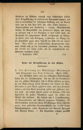 377-385, Ueber die Kriegführung an den Küsten (Fortsetzung)