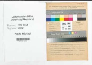 Entnazifizierung Michael Krafft , geb. 23.06.1901 (Arbeiter)