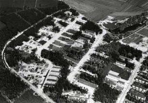 Luftbildaufnahmen von Karlsruhe. Waldstadt - Theodor-Heuss-Allee