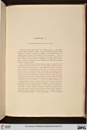 X. Les grands Pélerinages et les fêtes