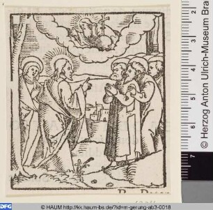 Christus predigt seinen Jüngern