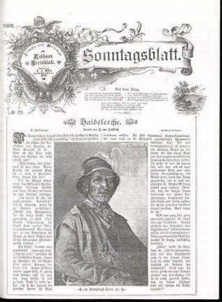 Ausgabe vom Sonntag, den 17. Juli 1892.
