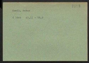 Gsell, Anton