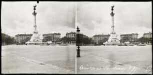 Bordeaux. Place de Quinconces. Monument aux Girondins