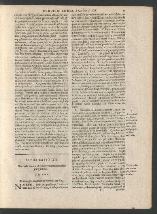 Exhortatio XIX.