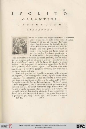 Ipolito Galantini Cappuccino
