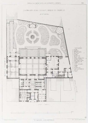 Grundriss des Parterre, Blatt 110