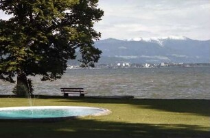 Lindau: Seepark mit Blick nach Bregenz