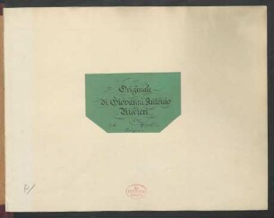 Semper et in saecula saeculorum; V (5), bc; A-Dur