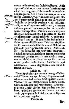 Calvinus. 141. - Calvinus. 150.