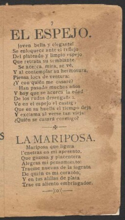 La Mariposa.