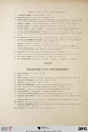 Teppiche und Stickereien (Nr. 1011-1032)