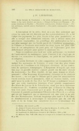 § IV. L'écriture