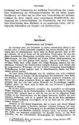 37-42, Determinismus und Religion