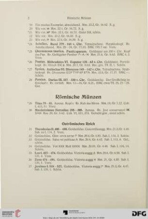 Römische Münzen (Nr. 29-41)