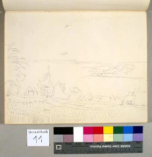 Sommerliche Unterseelandschaft mit Hemmenhofen