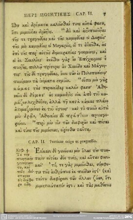 Cap. II. Poeticae origo et progressio
