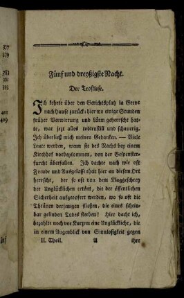 Fünf und dreyßigste Nacht. - Vierzigste Nacht.