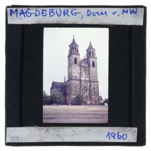 Magdeburg, Dom : Nordwestansicht