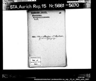 Hausierkonzessionen und -gesuche: Albert Klaaßen aus Stapelmoor, Grützhandel