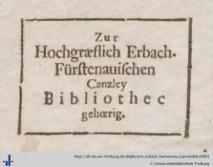 Exlibris (Aus: UB Freiburg, BS 14/7679)