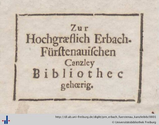 Exlibris (Aus: UB Freiburg, BS 14/7679)