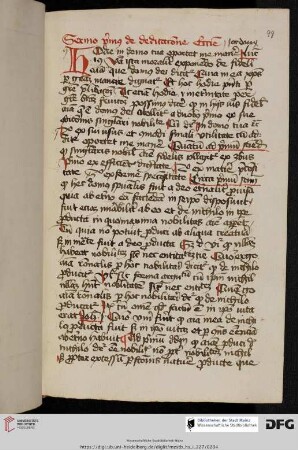 Jordanus de Quedlinburgo, Sermones de dedicatione
