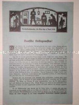 Flugschrift zur Reichsbuchwoche 1916