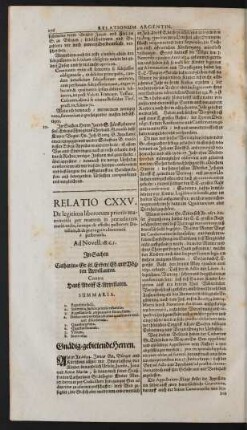 Relatio CXXV.