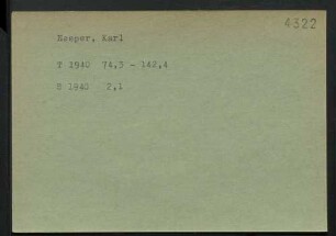 Nesper, Karl