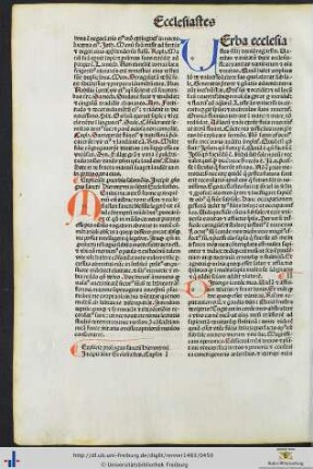 Prologus sancti Hieronymi in librum Ecclesiasten