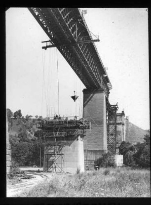 Schwäbisch Hall, Tullaubrücke: Baustelle