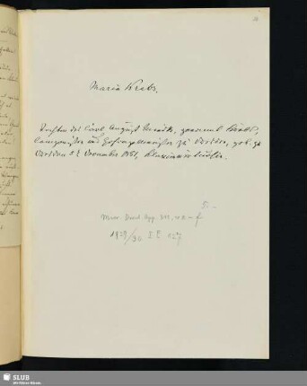 Nr. 10e-f. Krebs, Marie