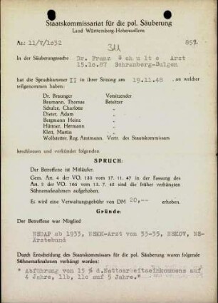 Schulte, Franz, Dr.