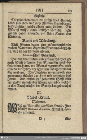 N [Nabel-Kraut - Nieß-Wurz die schwarze]