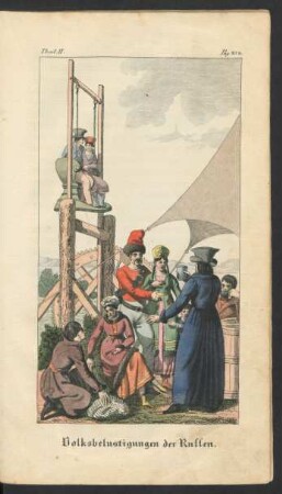 Tafel: Volksbelustigungen der Russen.