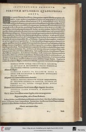 Fortunae muliebris quadrifrons arcus