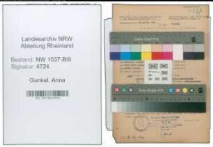 Entnazifizierung Anna Gunkel , geb. 02.01.1890 ()