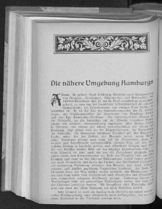 Die nähere Umgebung Hamburgs.