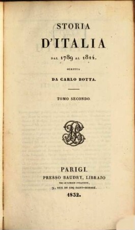 Storia d'Italia dal 1789 al 1814. 2